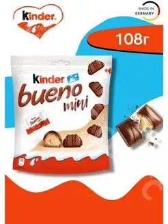 Киндер Bueno Mini 108 g KINDER 133663721 купить за 421 ₽ в интернет-магазине Wildberries