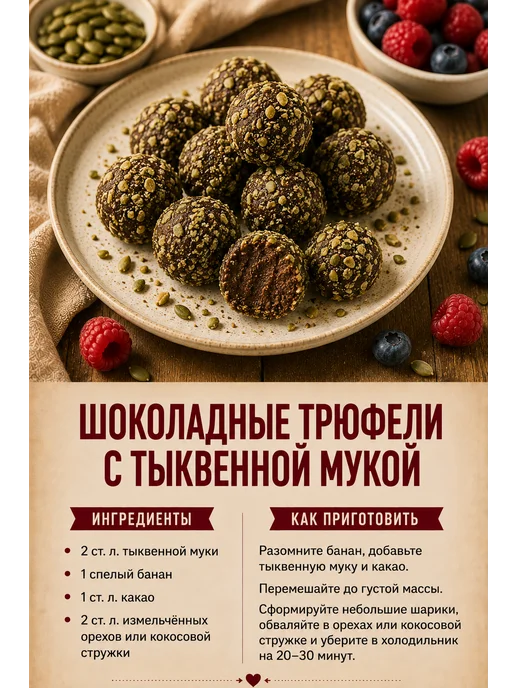 СЕЛЯНИН Тыквенная мука 500 гр обезжиренная Семена тыквы молотые, 500 г, фото 7