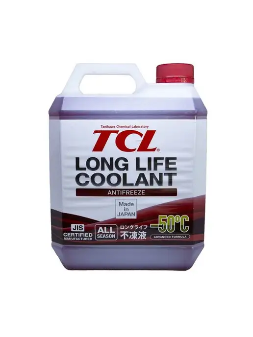 TCL Антифриз G12 гибридный -50°C красный 4 л, 4 л, фото 5
