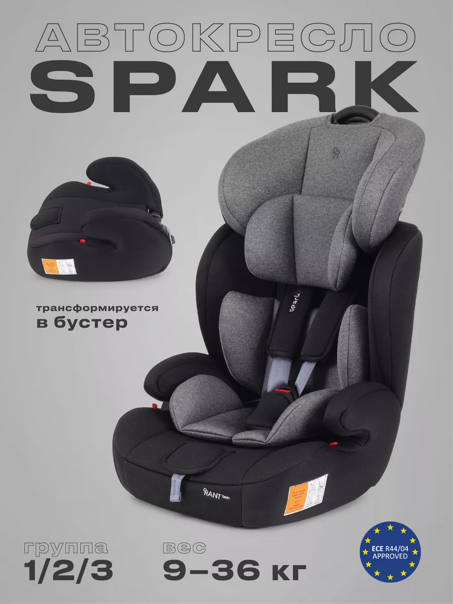 Детское автокресло 9-36кг Spark 1/2/3
