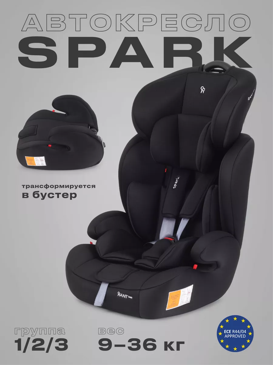 Детское автокресло 9-36кг Spark 1/2/3