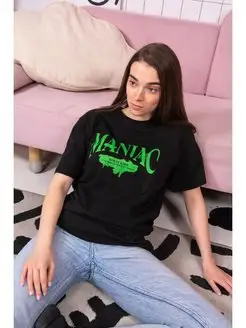 ストレイキッズ 直筆全員サイン　Tシャツ　MANIAC Футболка с принтом Stray Kids Maniac K-pop SHOP 133831684 купить