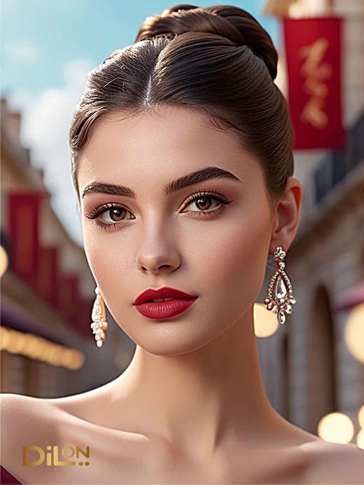 Dilon Увлажняющая помада для губ матовая питательная Soft Natural, розовый, фото 5