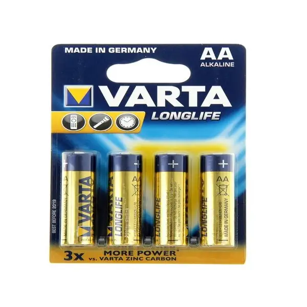 Батарейка алкалиновая AA 4 шт
