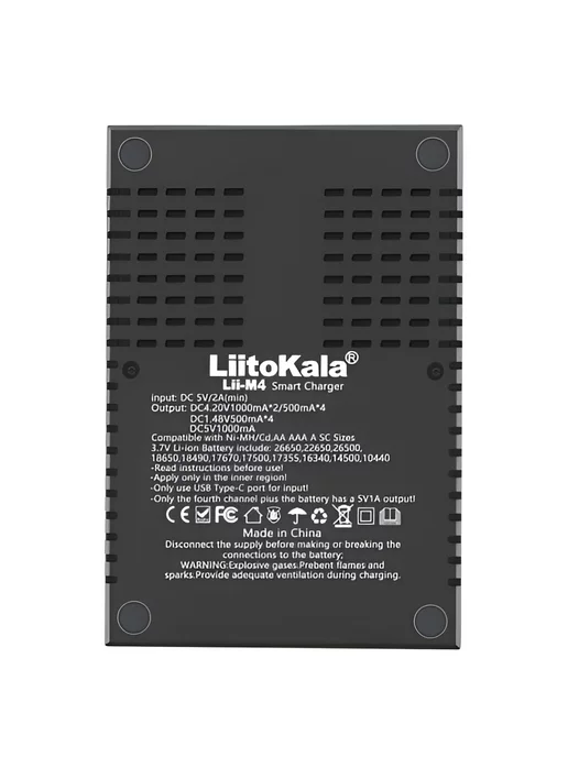 liitokala Зарядное устройство для аккумуляторов 18650 АА ААА Lii-M4, вариант, фото 8