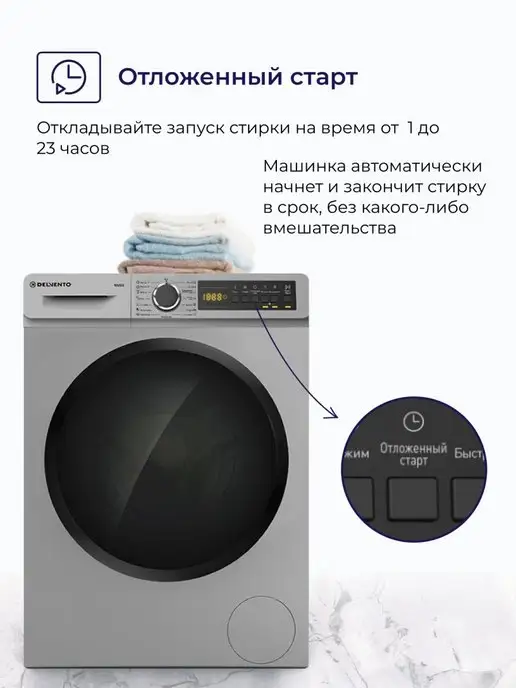 DELVENTO Стиральная машина Energy Twist'6 кг, 6 кг, фото 7