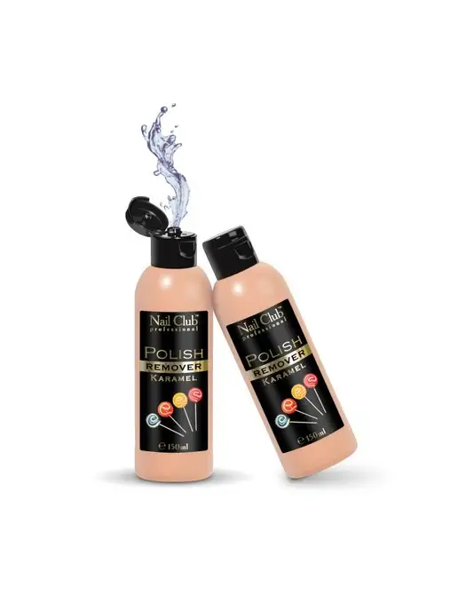 Nail Club Professional Жидкость для снятия лака с парфюмом Caramel 150 мл, 150 мл, фото 7