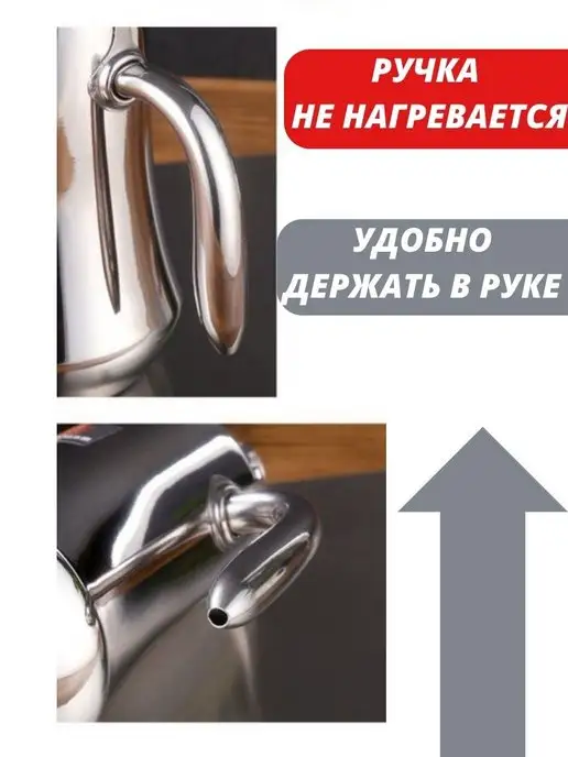 HomeTrade Чайник заварочный, кофейник 1л, 1 л, фото 7