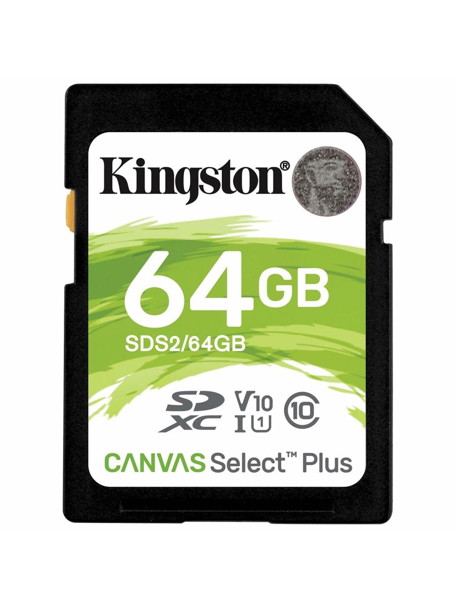 Карта памяти 32gb kingston canvas select plus sdhc uhs i u1 100 10 mb s