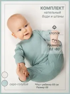 Костюм для малыша боди и штанишки комплект Вишенка kids 133953012 купить за 506 ₽ в интернет-магазине Wildberries