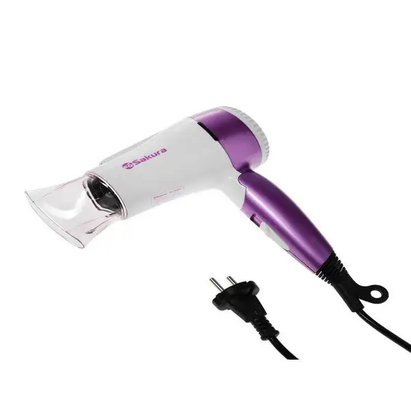 Фен Sakura SA-4039V, 1400 Вт, 1 скорость, 2 темп. режим