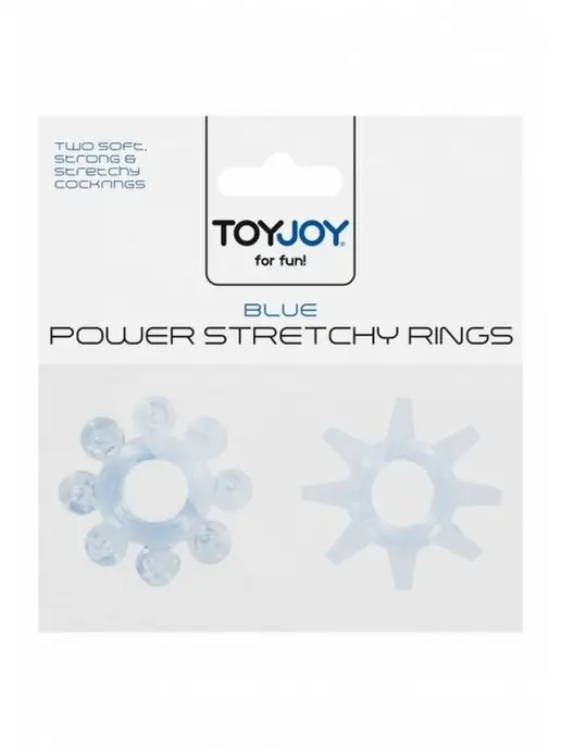 TOY JOY Эрекционные кольца Power Stretchy, 2 шт, 2 шт, фото 2