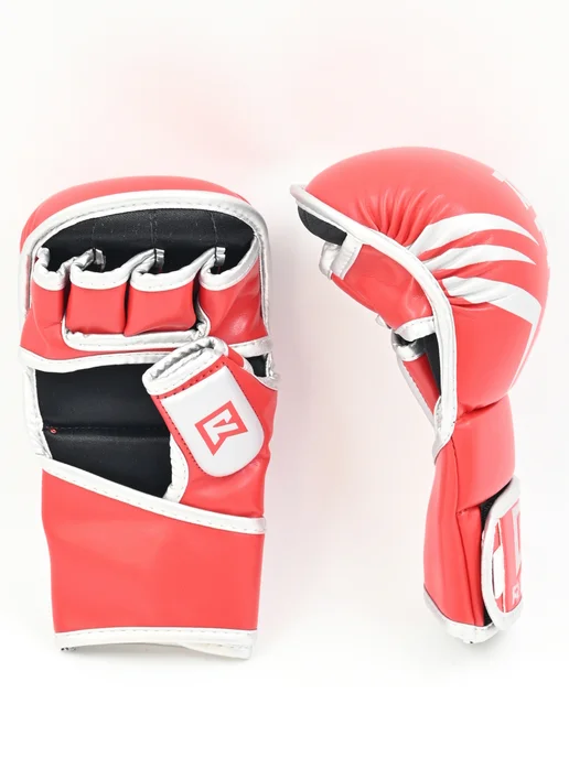 RAGE fight gear Перчатки крабы для ММА красный, красный