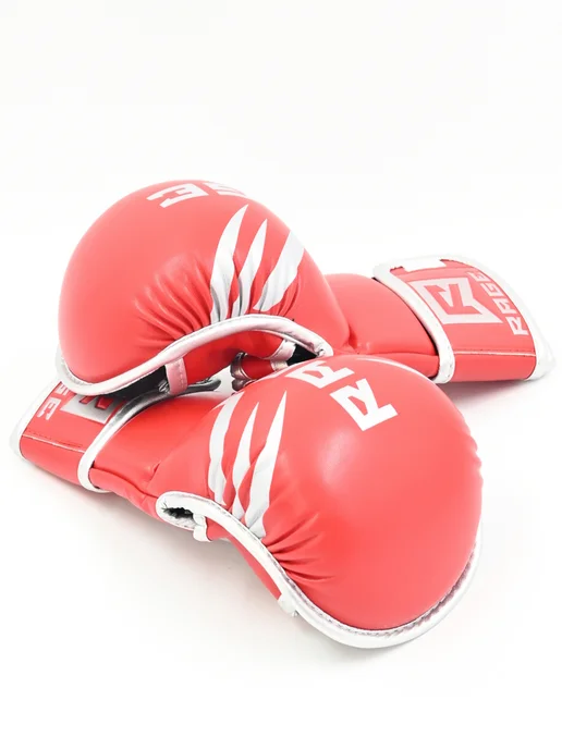 RAGE fight gear Перчатки крабы для ММА красный, красный, фото 2