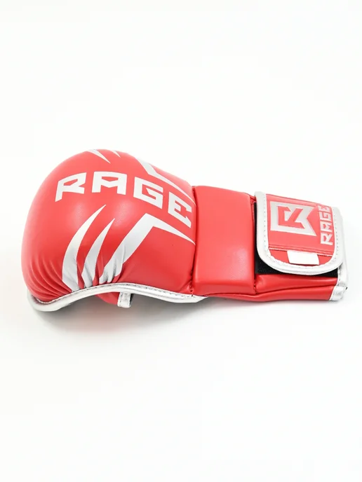 RAGE fight gear Перчатки крабы для ММА красный, красный, фото 6