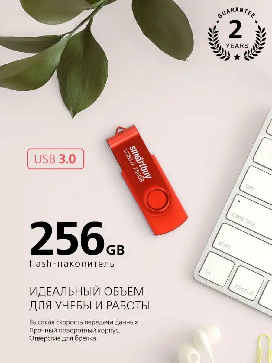 Флешка 256 гб usb 3.0 Smartbuy 134079946 купить в интернет-магазине  Wildberries