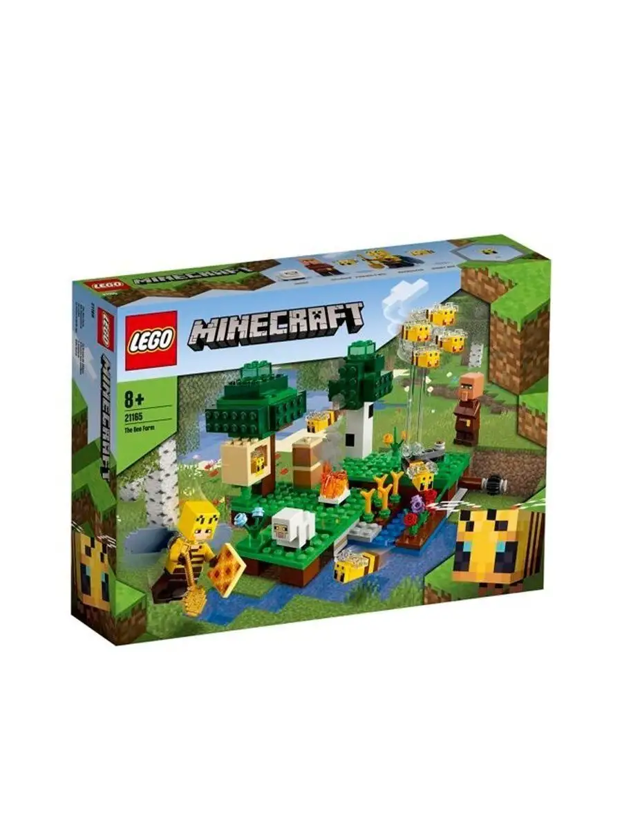 Конструктор LEGO Minecraft 21165 Пчелиная ферма LEGO 134091863 купить в  интернет-магазине Wildberries