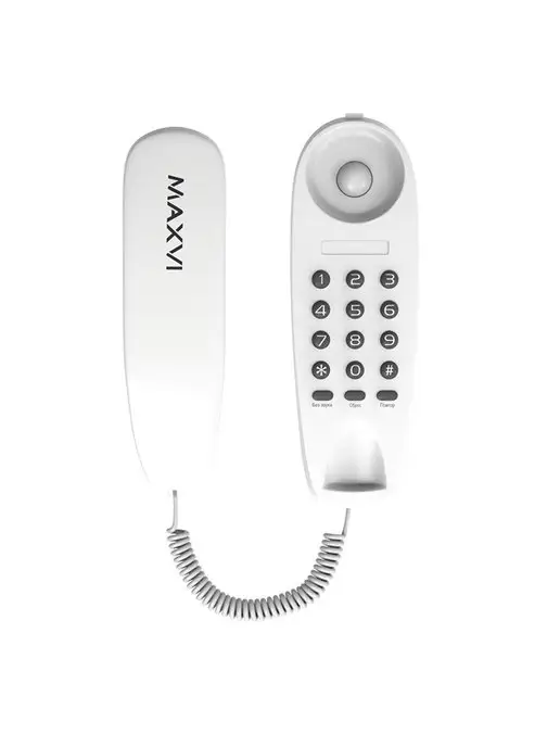 Maxvi Стационарный телефон проводной для дома и офиса CS-01, вариант, фото 5