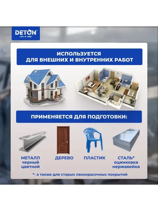 Эпоксидный грунт, серый, баллон аэрозоль 520 мл, 520 мл, фото 2