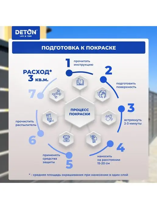 Эпоксидный грунт, серый, баллон аэрозоль 520 мл, 520 мл, фото 5