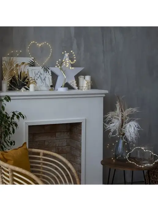 My Sweet Home Светодиодная фигура "Облако" 29.5 х 18 см, металл, батарейки, 29.5x18 см, фото 6