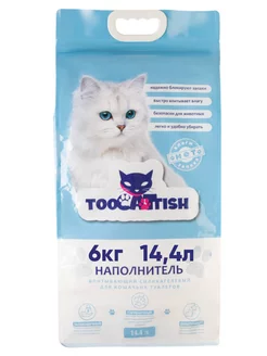 Силикагелевый наполнитель для кошачьего лотка 6 кг 14.4 л TOOCATTISH 134130969 купить за 1 381 ₽ в интернет-магазине Wildberries