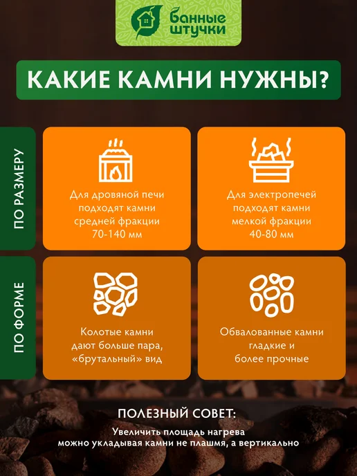 Банные Штучки Камни для бани и сауны "Хакасский жадеит" колотый 10 кг, 20 кг, фото 8