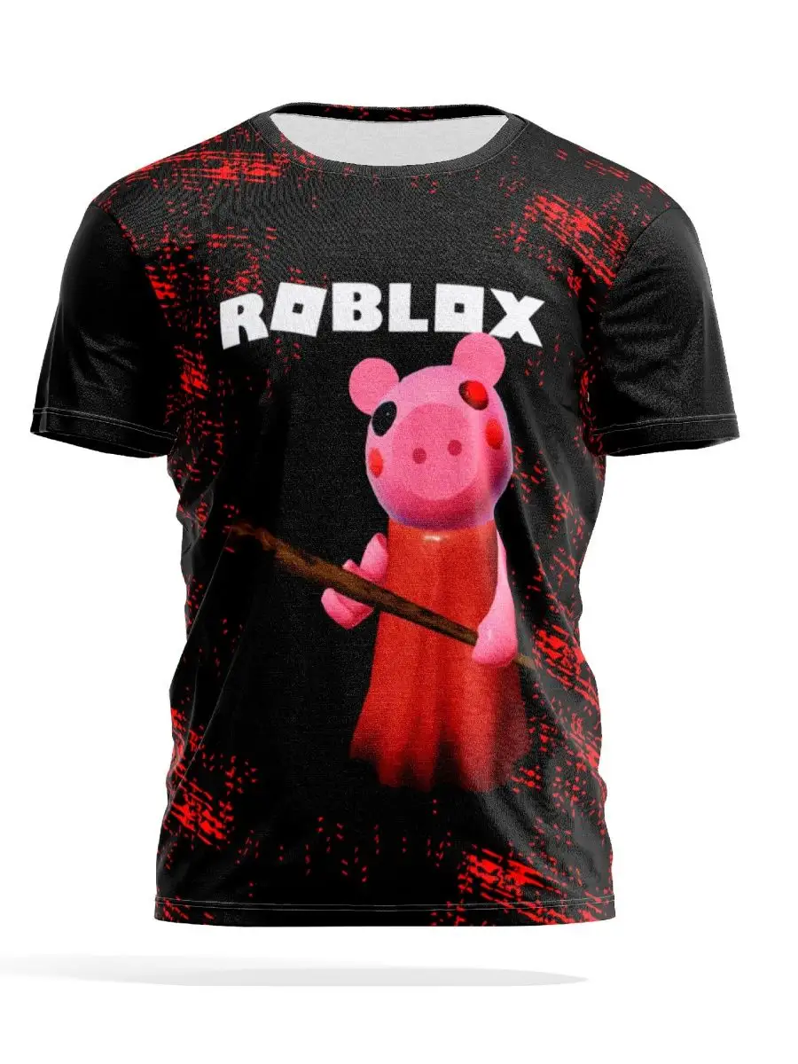 Футболка мужская 3D / Геймерам / Roblox PIGGY СВИНКА ПИГГИ PANiN 134266960  купить за 1 450 ₽ в интернет-магазине Wildberries