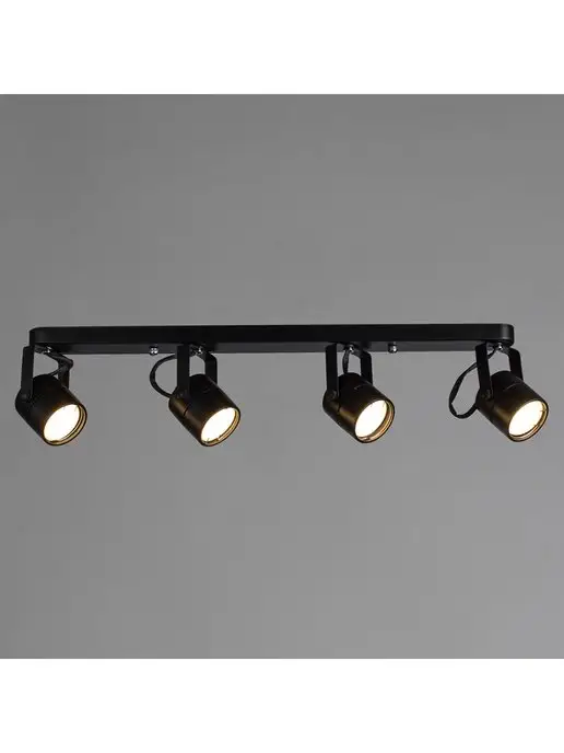 Arte Lamp Спот MIZAR A1311PL-4BK, черный, фото 4