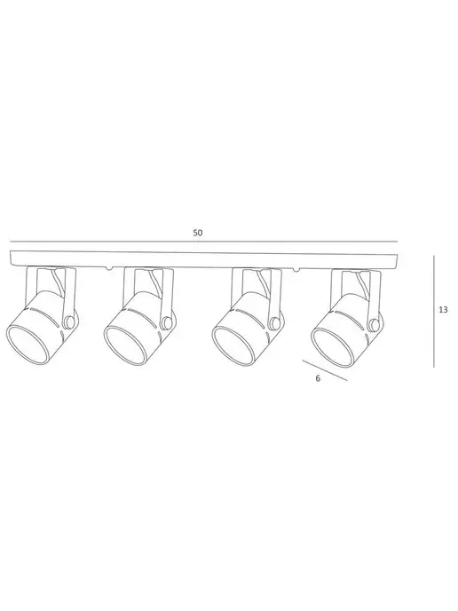 Arte Lamp Спот MIZAR A1311PL-4BK, черный, фото 5