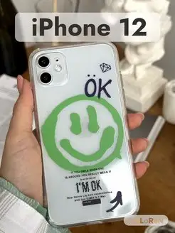 Чехол на iPhone 12 прозрачный с принтом защитный MeLoReN 134324952 купить за 162 ₽ в интернет-магазине Wildberries