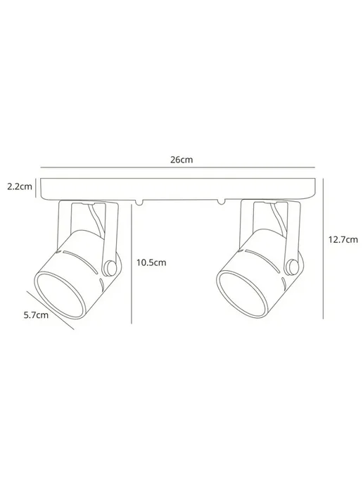 Arte Lamp Спот MIZAR A1311PL-2BK, черный, фото 7