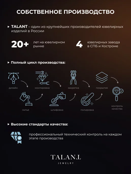 TALANT Пирсинг в нос из серебра 925 с фианитом, серебристый, фото 7