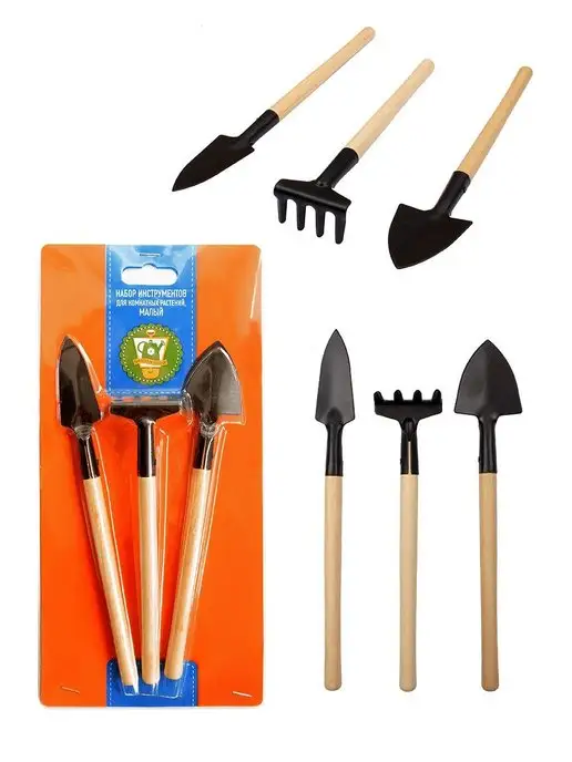 Garden Show Набор инструментов для комнатных растений, 3 вида, черный, фото 4