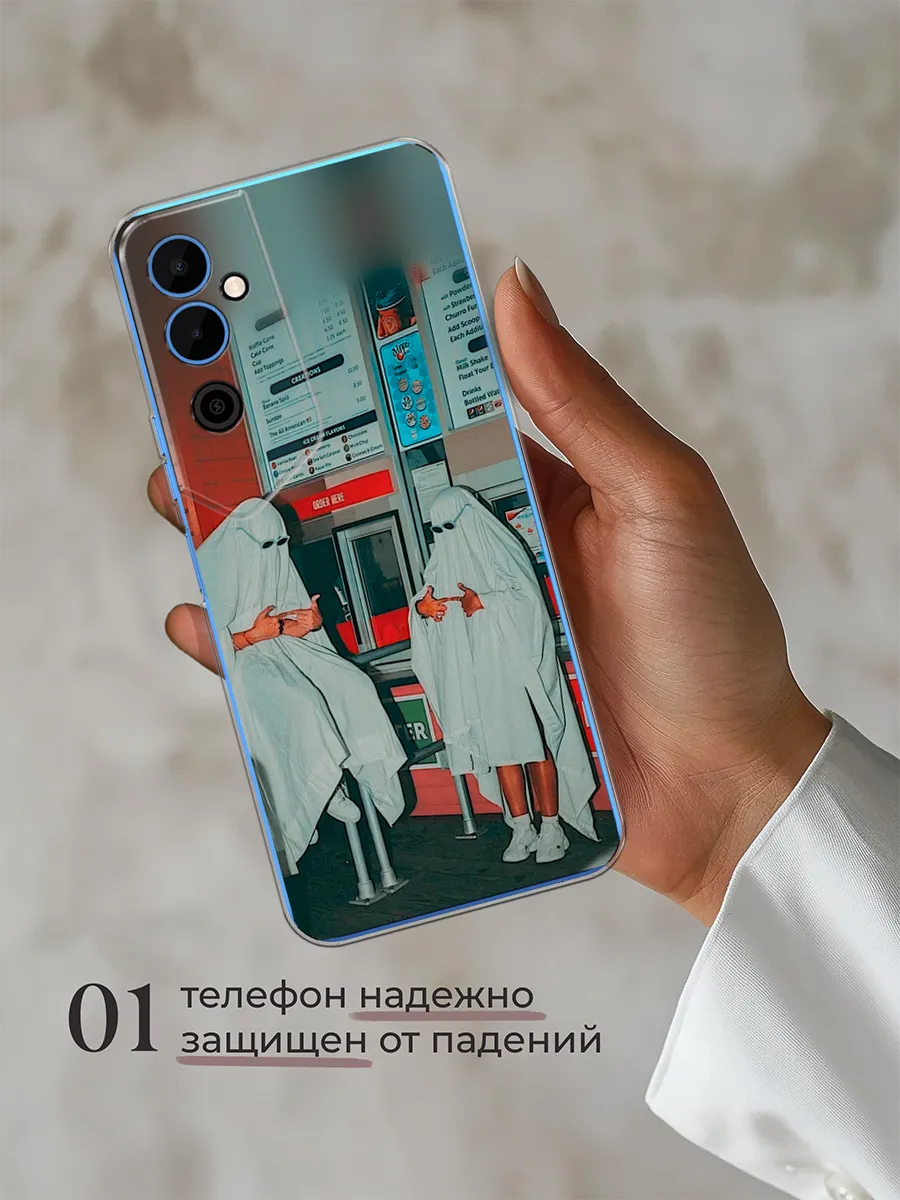 Чехол на Tecno Pova Neo 2 / Техно Пова Нео 2 с рисунком TECNO 134398142  купить за 359 ₽ в интернет-магазине Wildberries