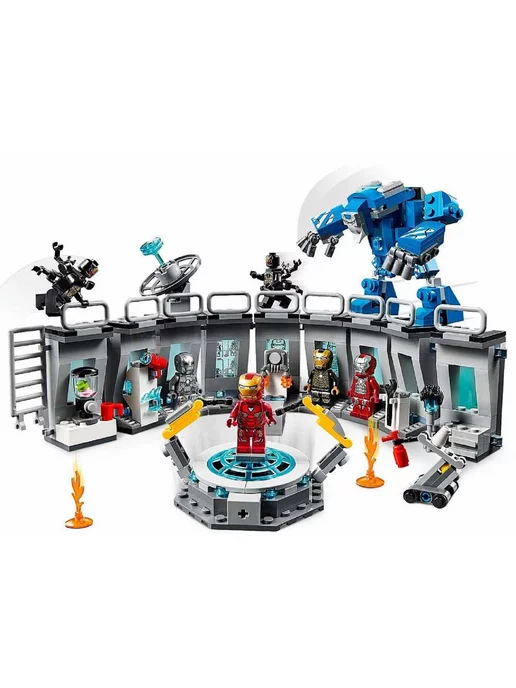 LEGO,, Конструктор Супергерои Лаборатория Железного Человека, вариант, фото 7