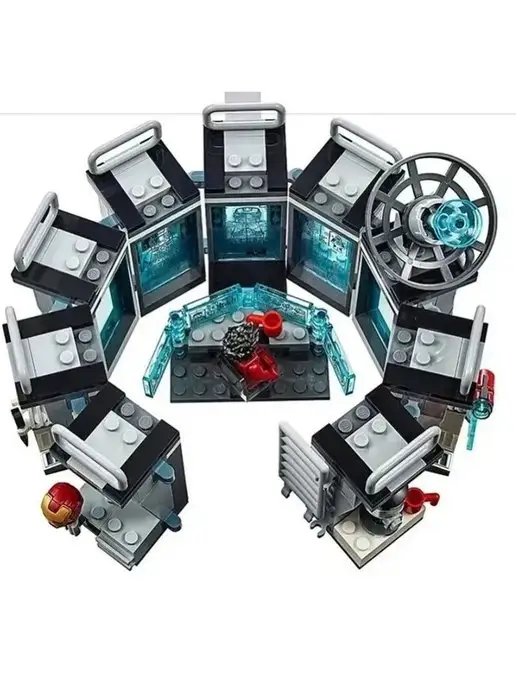 LEGO,, Конструктор Супергерои Лаборатория Железного Человека, вариант, фото 8