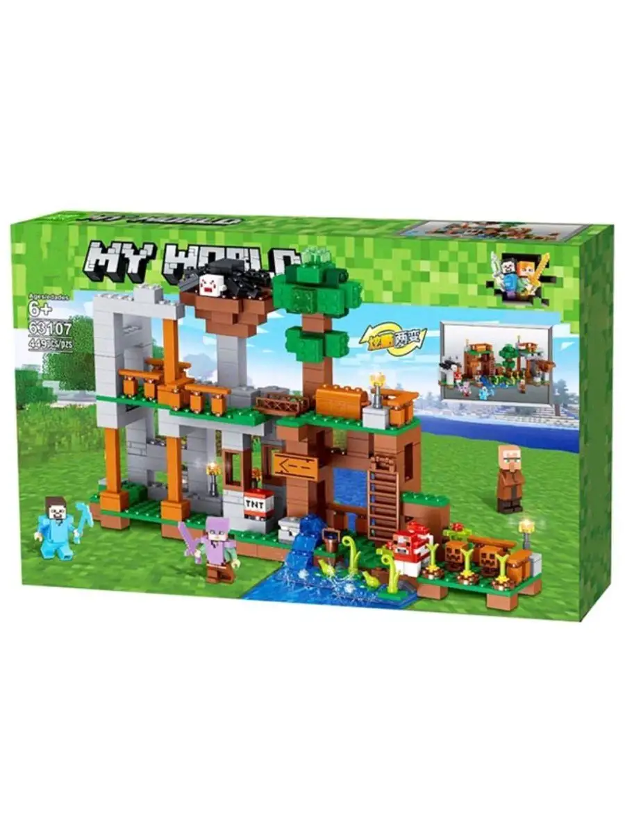 Конструктор набор Minecraft Битва на воде аналог LEGO ЛЕГО Конструируй и  Собирай 134483006 купить в интернет-магазине Wildberries