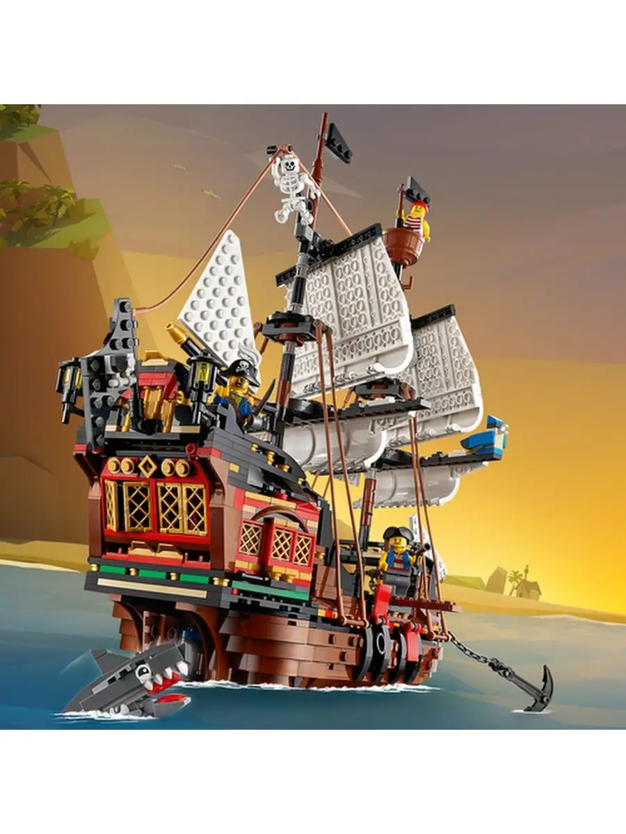 31109 LEGO Creator Пиратский корабль LEGO 134494107 купить за 12 614 ₽ в  интернет-магазине Wildberries