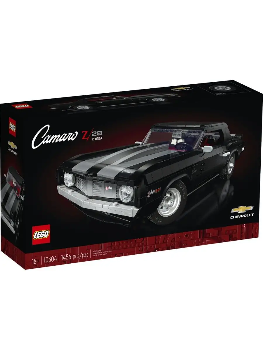 LEGO Creator 10304 Chevrolet Camaro Z 28 1969 LEGO 134547601 20 985 Wildberries