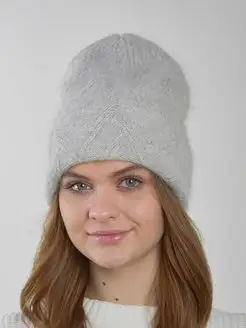 Шапка женская вязанная ангора зимняя AngelCaps 134607933 купить за 558 ₽ в интернет-магазине Wildberries