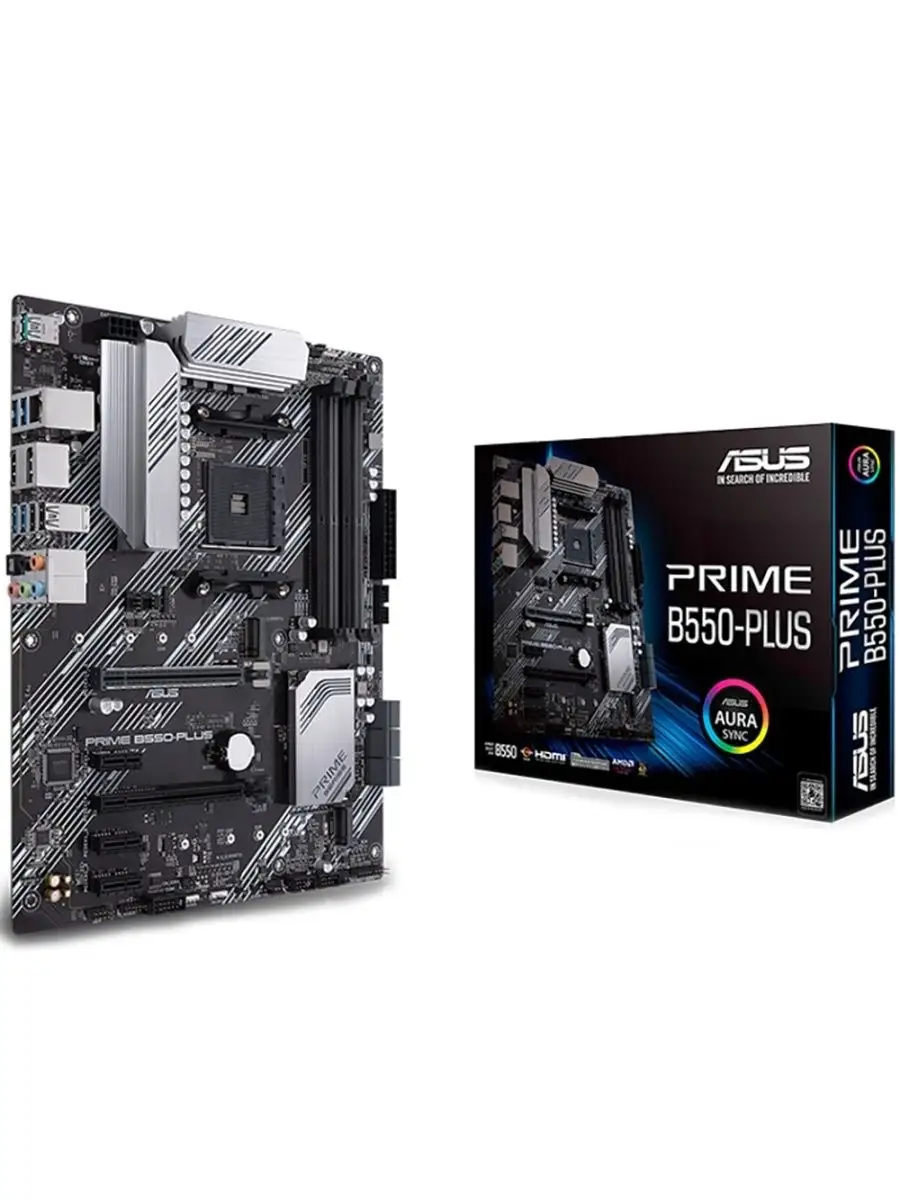 Asus Материнская плата PRIME B550-PLUS AM4 ATX
