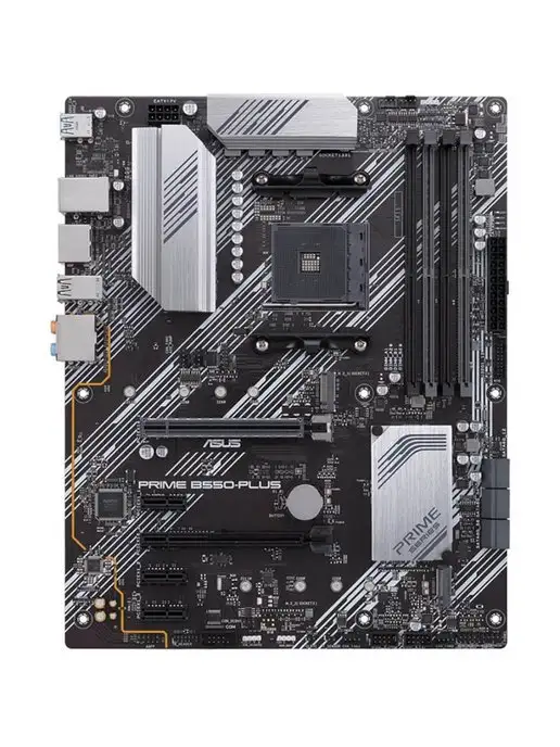 ASUS PRIME B550-PLUS AM4 DDR4 Материнская плата, PRIME AM4 ATX, фото 3