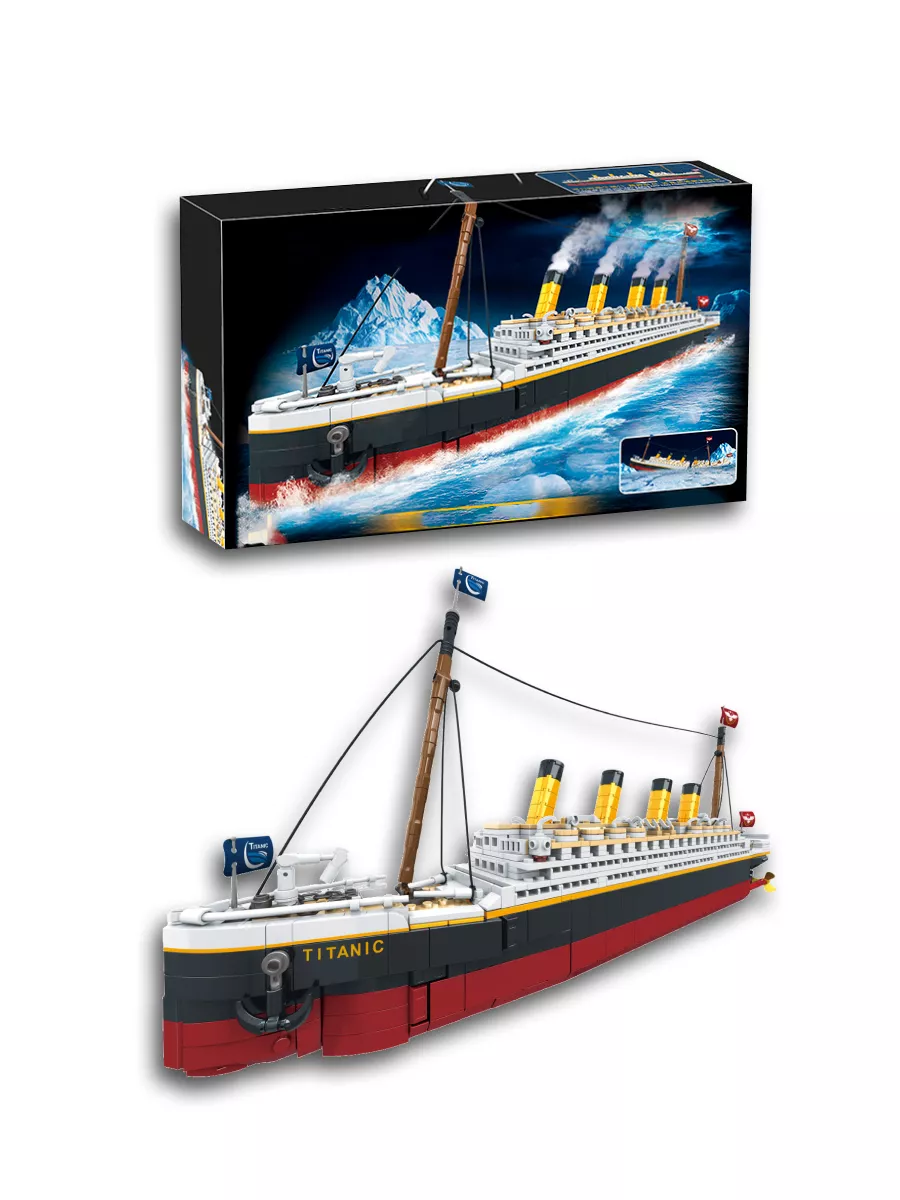 Конструктор Technic Titanic Корабль Титаник лайнер Техник LEGO 134772413  купить за 3 308 ₽ в интернет-магазине Wildberries