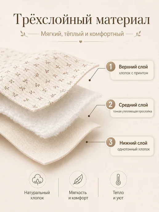 Твоя ИНАЯ Пеленка кокон на молнии теплая, желтый, фото 5