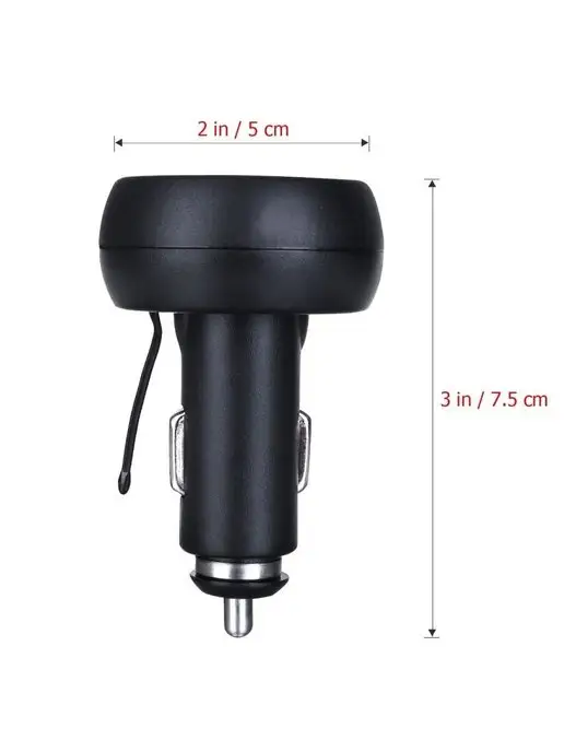 Slendori-Avto Термометр для авто вольтметр USB 12 24V, вариант, фото 5