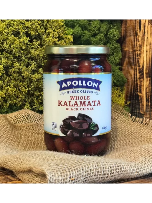SARIDIS Оливки КАЛАМАТА с косточками из Греции, зеленый, фото 7