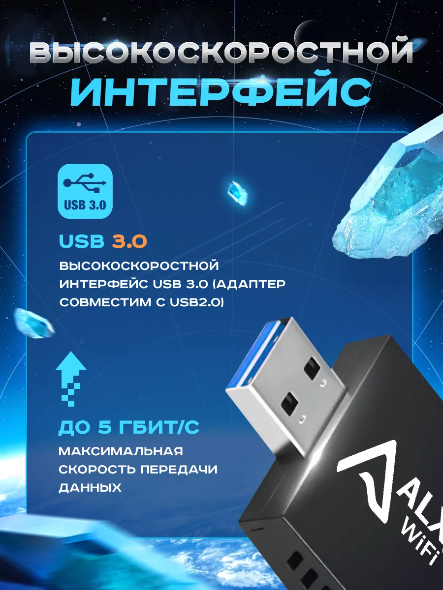 Wifi адаптер usb блютуз для пк ALXgroup 135304929 купить за 940 ₽ в  интернет-магазине Wildberries