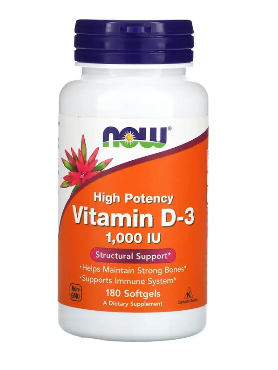 Vitamin D-3 Витамин Д-3 1000 МЕ - 180 капсул