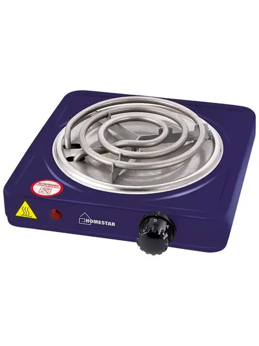 HomeStar Плитка электрическая HS-1103, 1 конф, синий